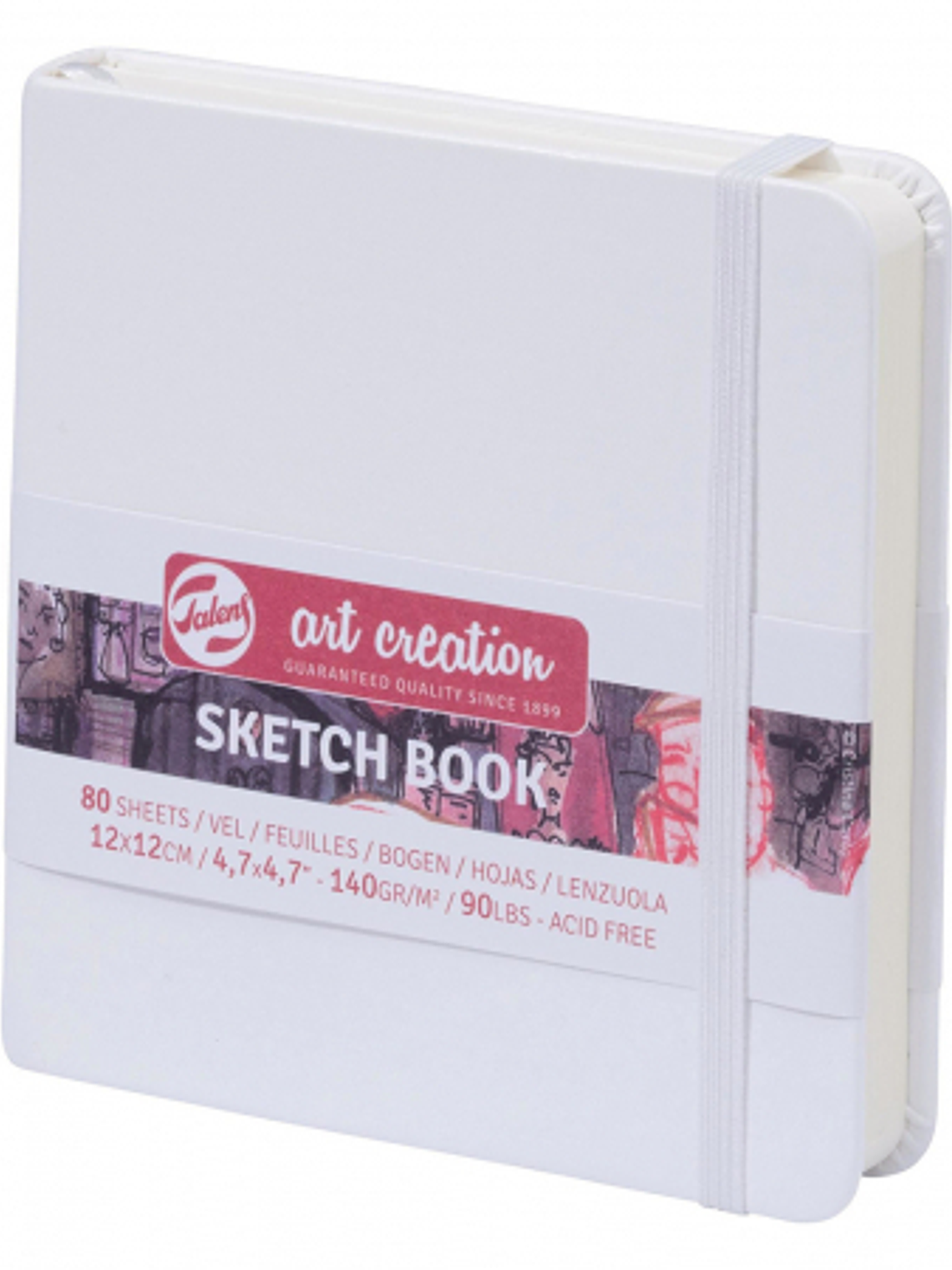 Bloco de Esboço Branco Art Creation 12x12 1