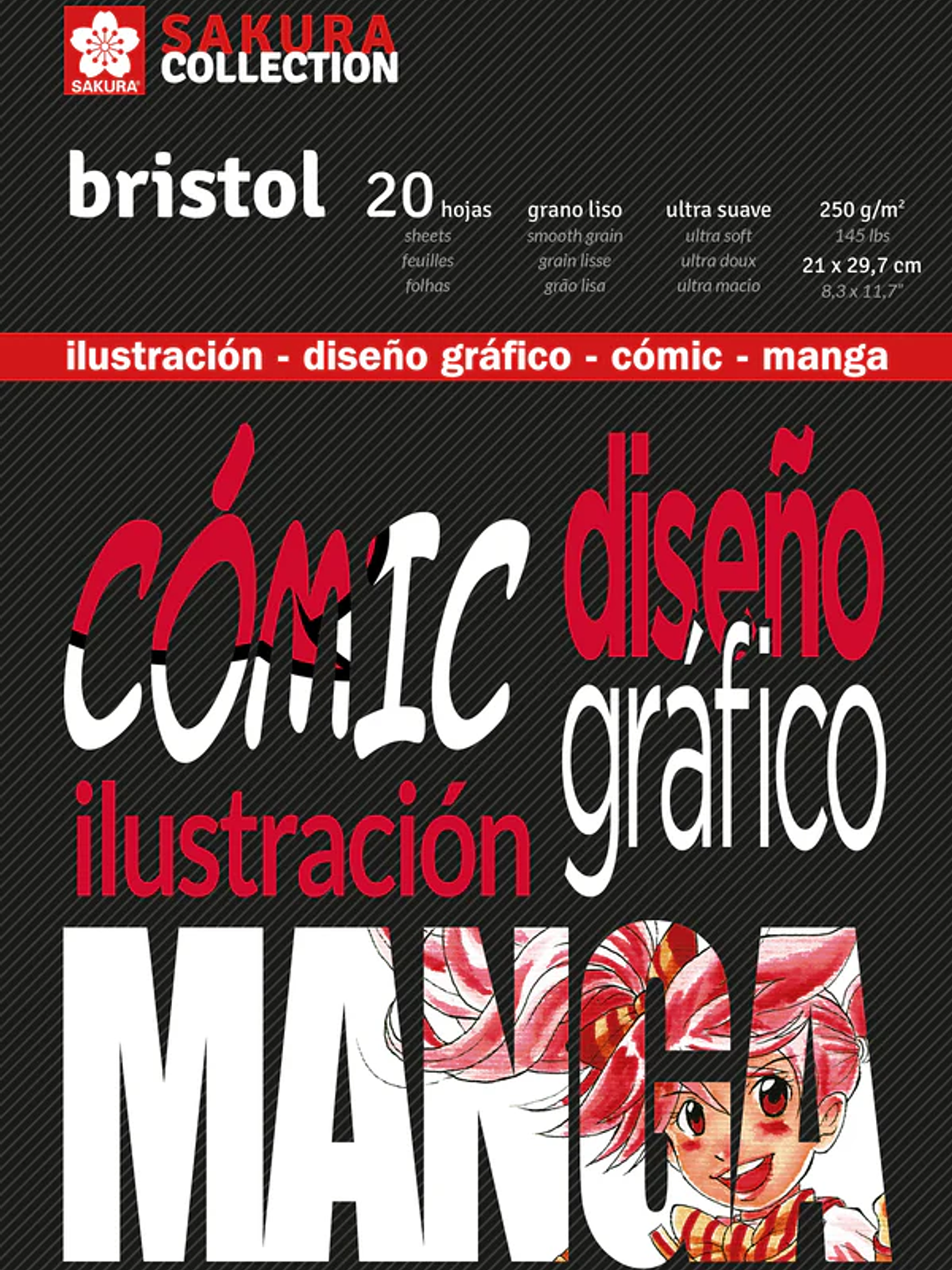 Sakura Manga Paper 20 folhas  1