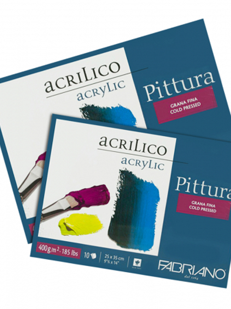 Bloco Pittura Fabriano - Grão Fino 1