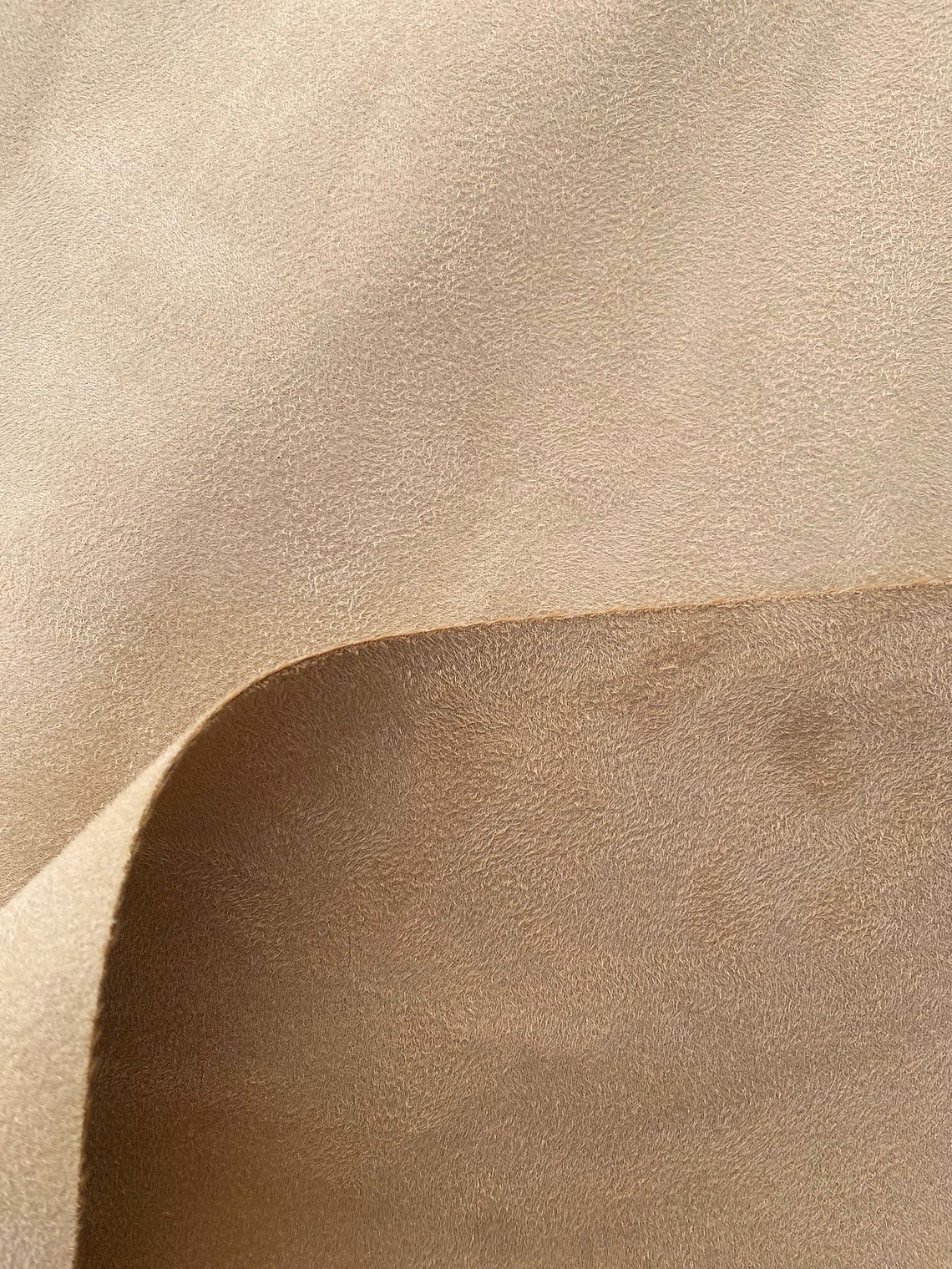 Camurça dupla bege castanho vs bege 1