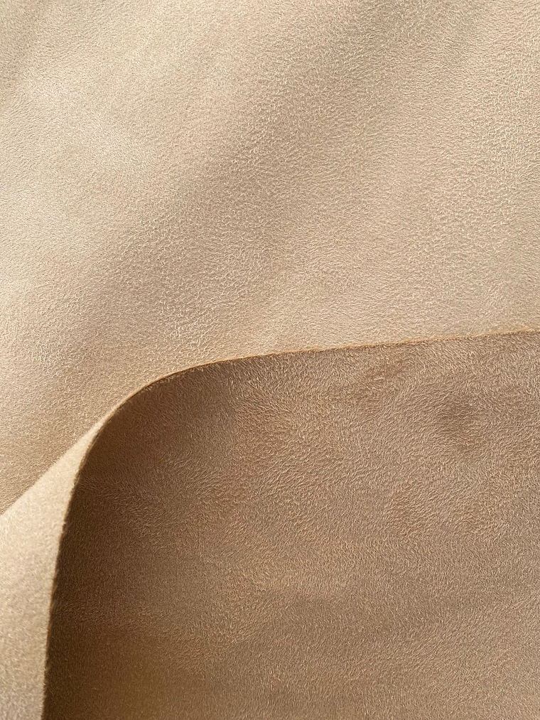 Camurça dupla bege castanho vs bege 1