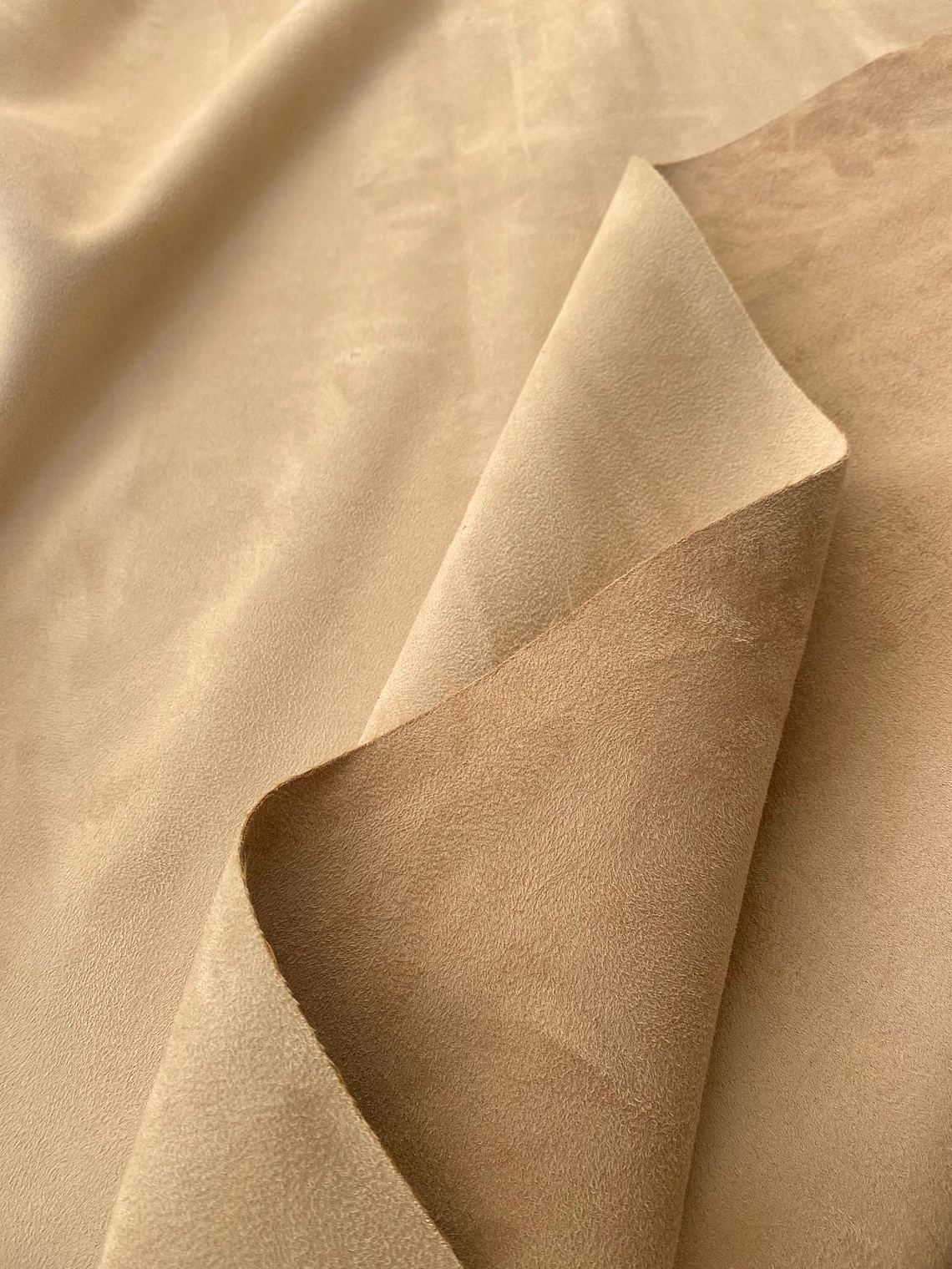 Camurça dupla bege castanho vs bege 2