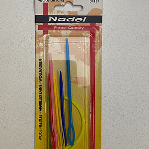 Agulhas de lã de plástico 