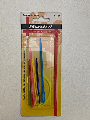 Agulhas de lã de plástico 