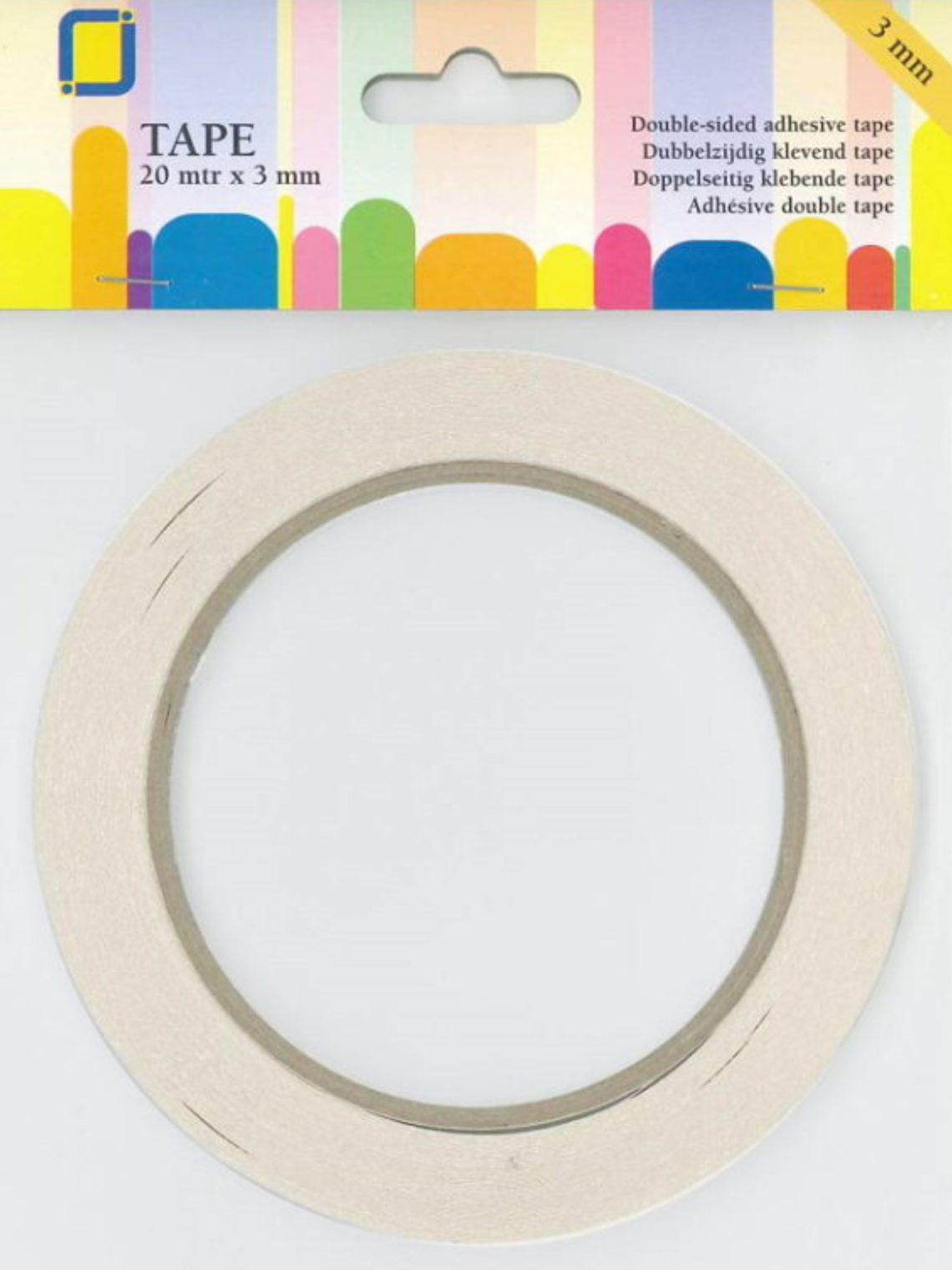 Fita Adesiva Dupla Face 3mm 1