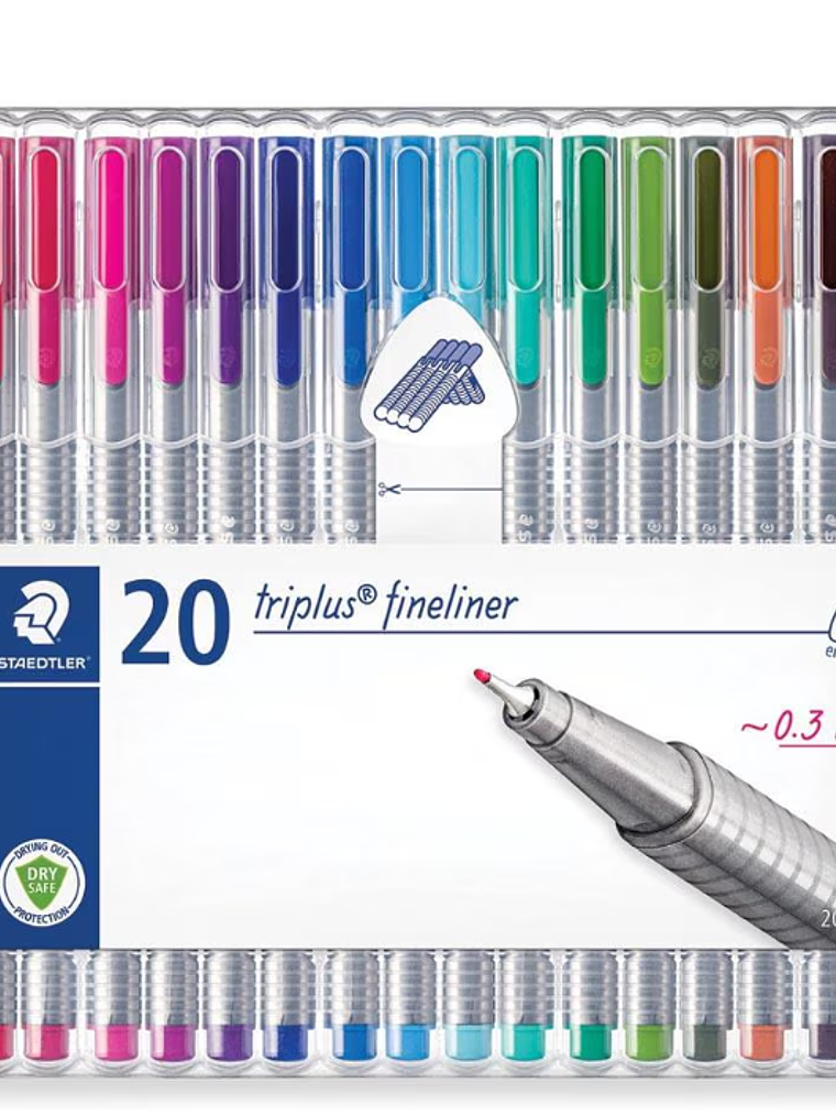 STAEDTLER 20 triplus fineliner 1