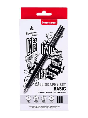 BRUYNZEEL | calligraphy set basic 4 aparos 