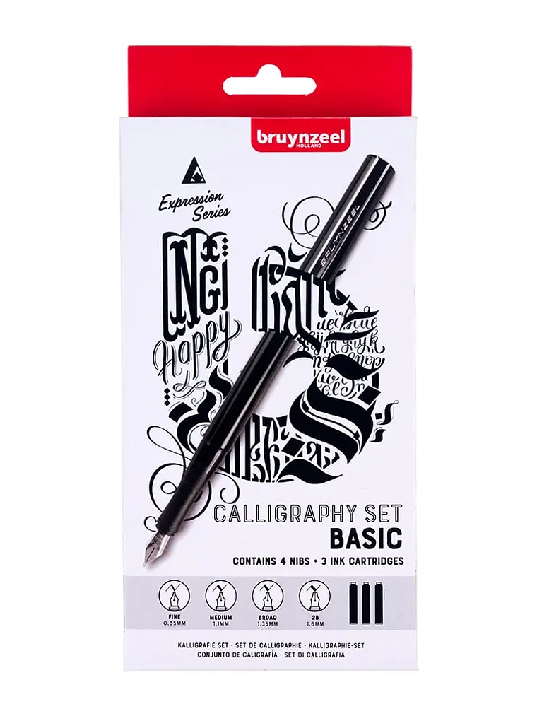 BRUYNZEEL | calligraphy set basic 4 aparos  1