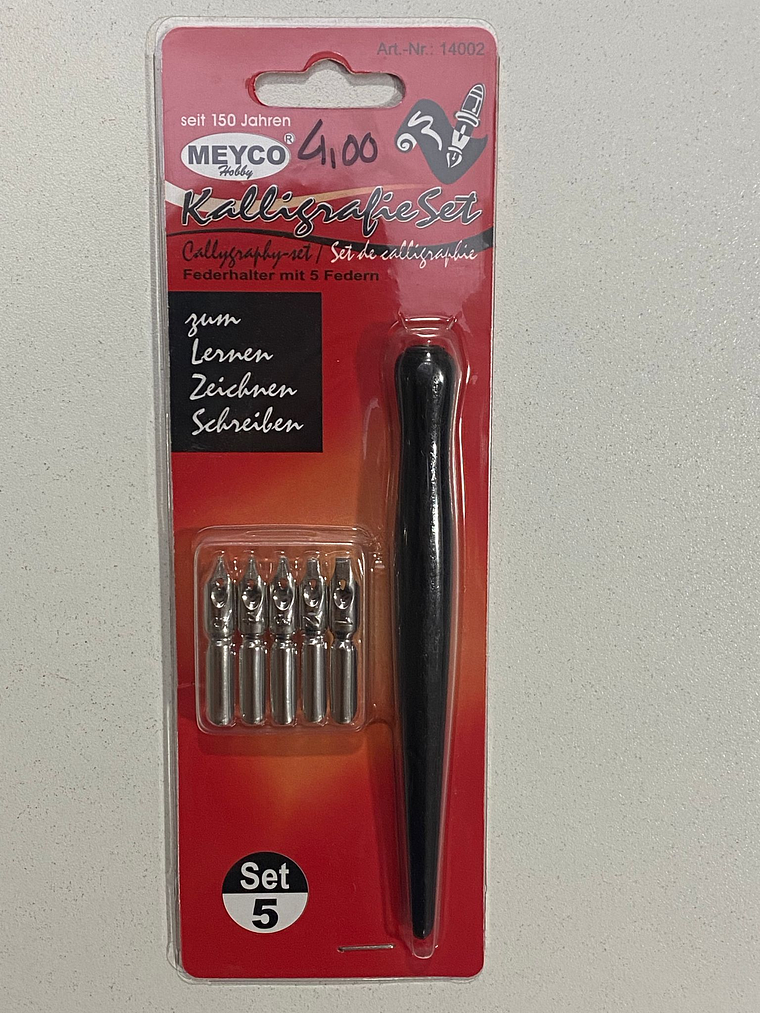 Set 5 Kalligrafias Meyco Hobby 1