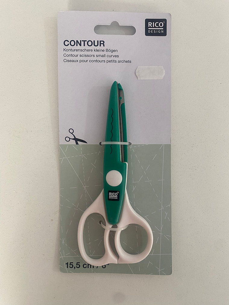 Tesoura com efeito zig zag 1