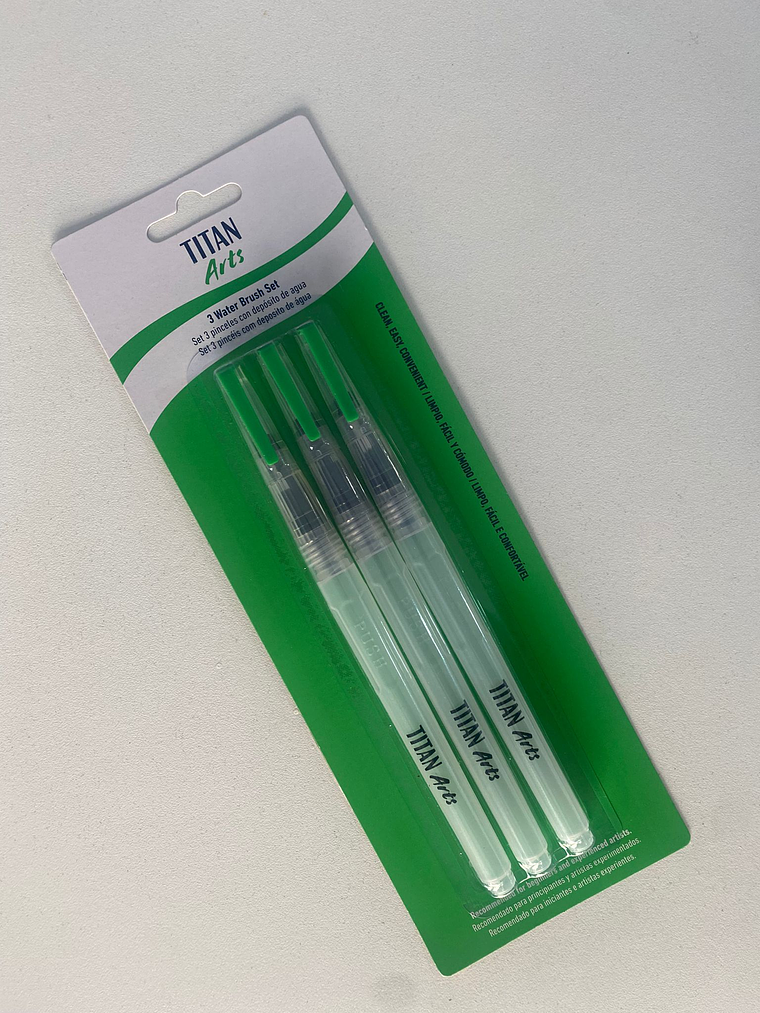 TITAN ARTS | Set de Pincéis com Depósito de água  1