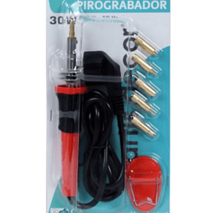 PIROGRAVADOR + 5 PEÇAS ARTIS DECOR