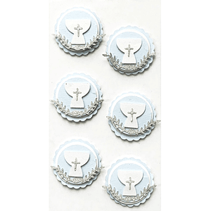 Stickers Cálice Azul 6 Peças