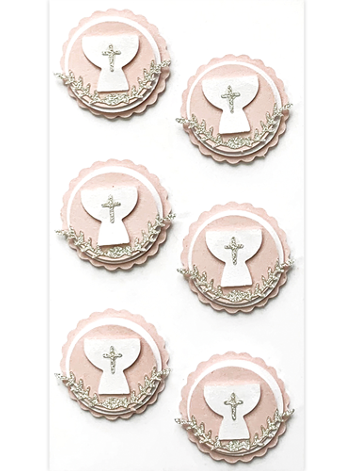 Stickers Cálice Rosa 6 Peças 1