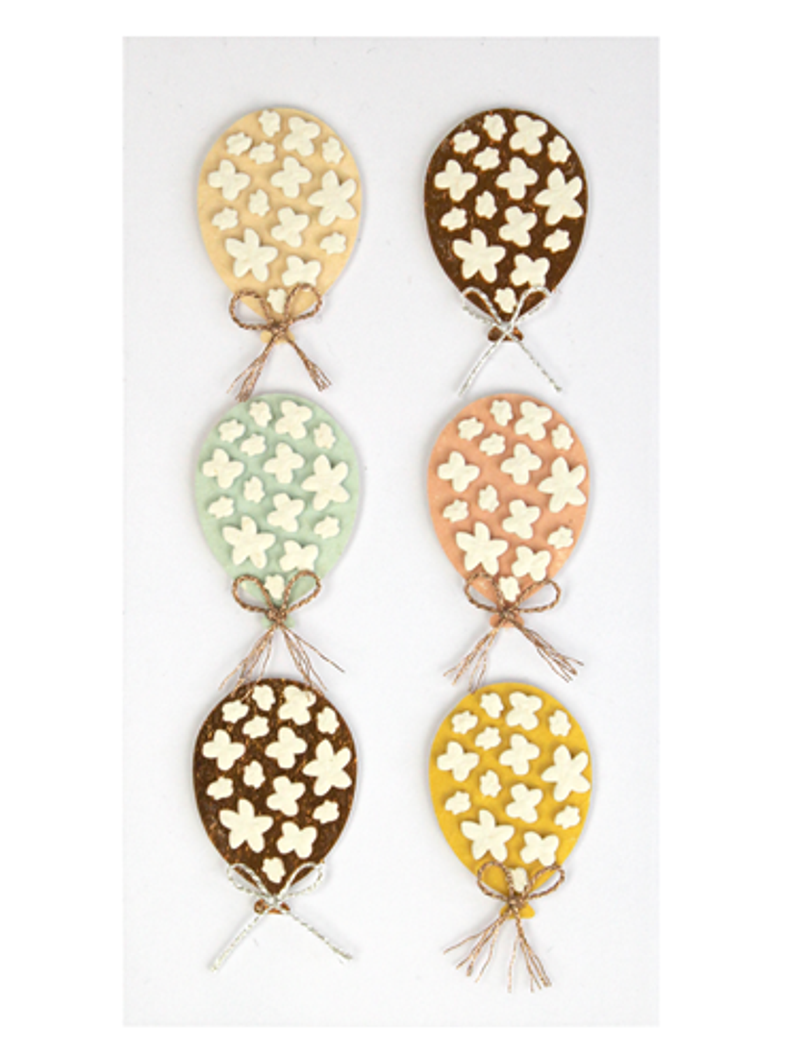 Set de 6 adesivos de balões  1