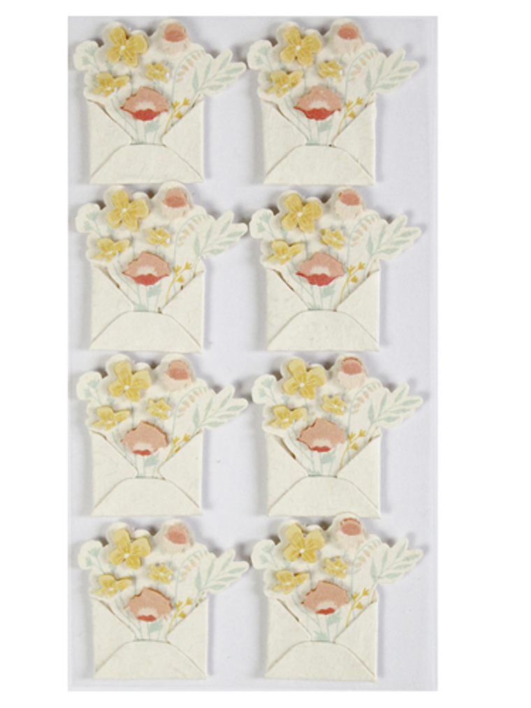 Set 6 adesivos com cartas e boques 1