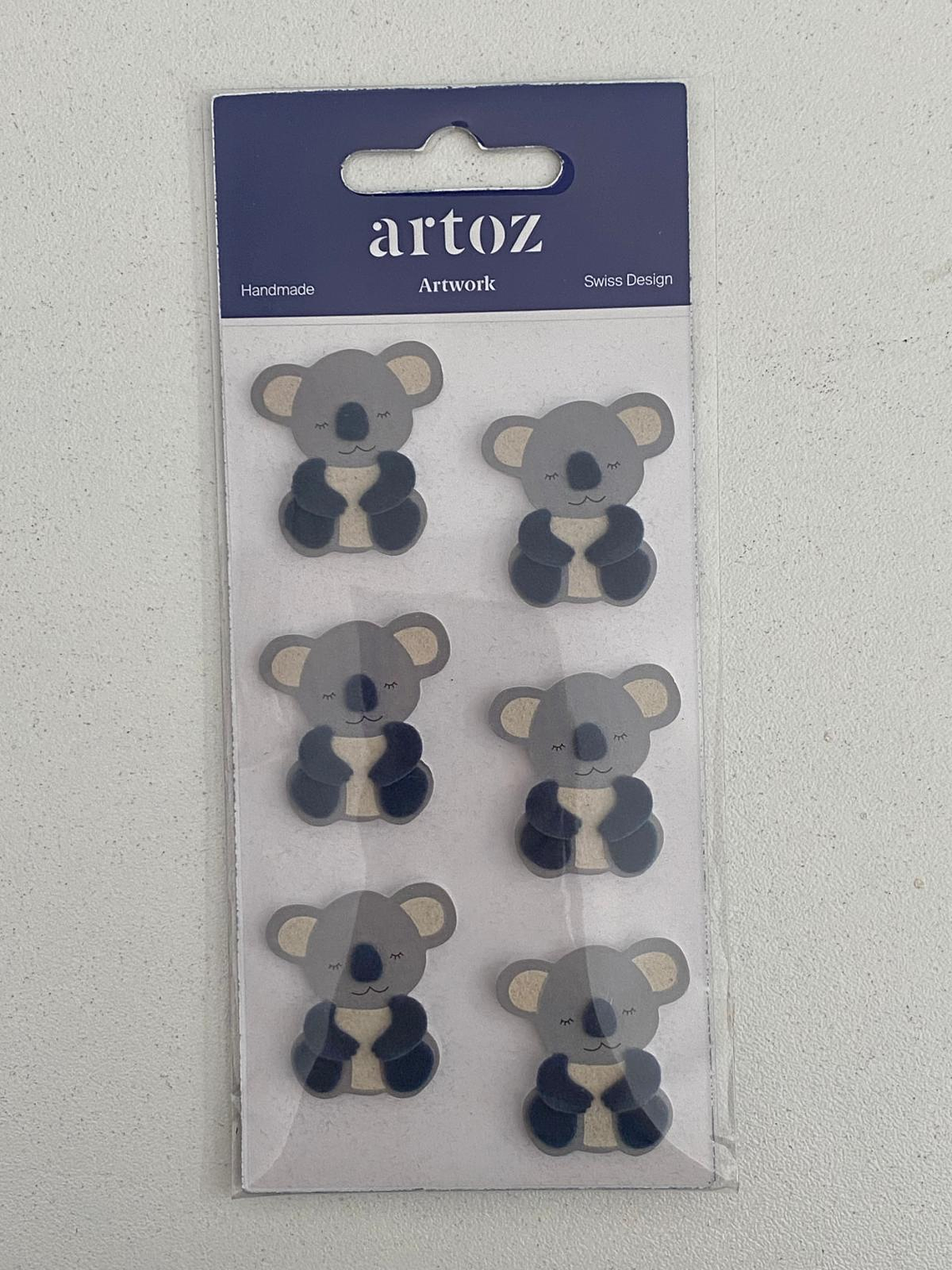 Set de 6 adesivos com coalas  1