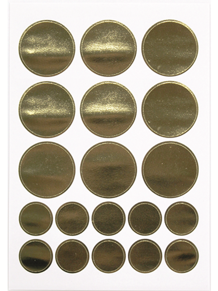 Set adesivos dourados  1