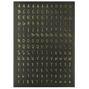 Set autocolante abecedário 