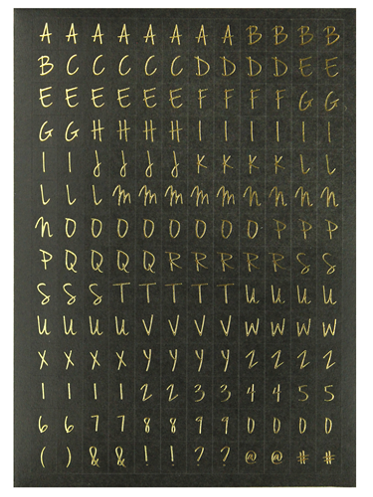 Set autocolante abecedário  1