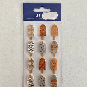 Set 12 adesivos de gelado