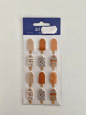 Set 12 adesivos de gelado