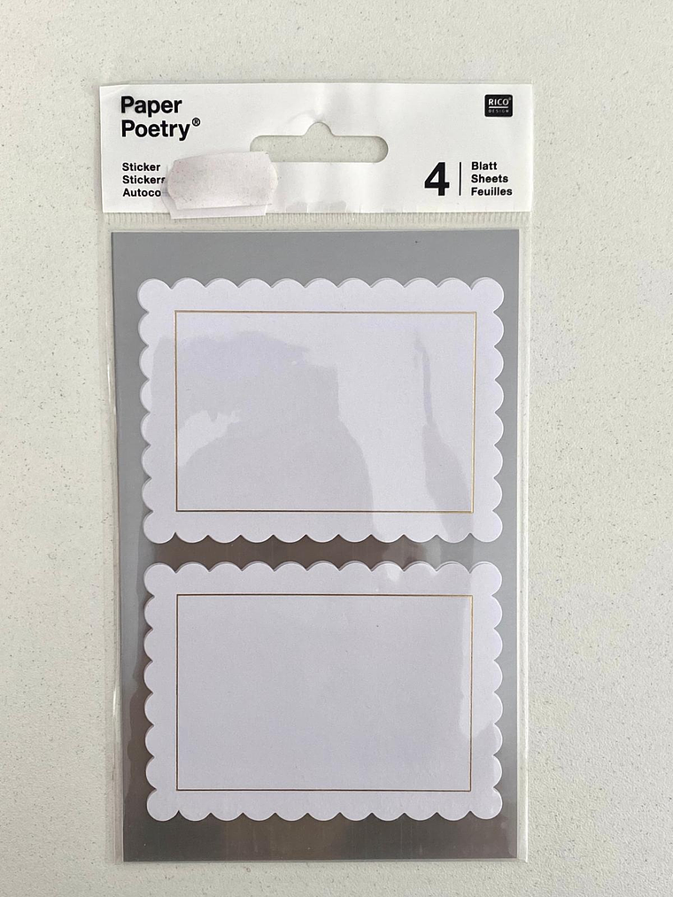 Set 4 folhas com etiquetas  1