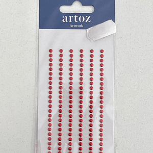 Set pérolas vermelhas grandinhas 