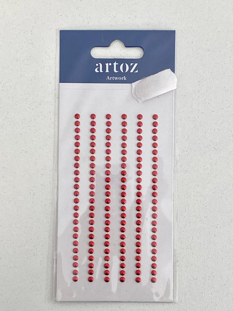 Set pérolas vermelhas grandinhas  1