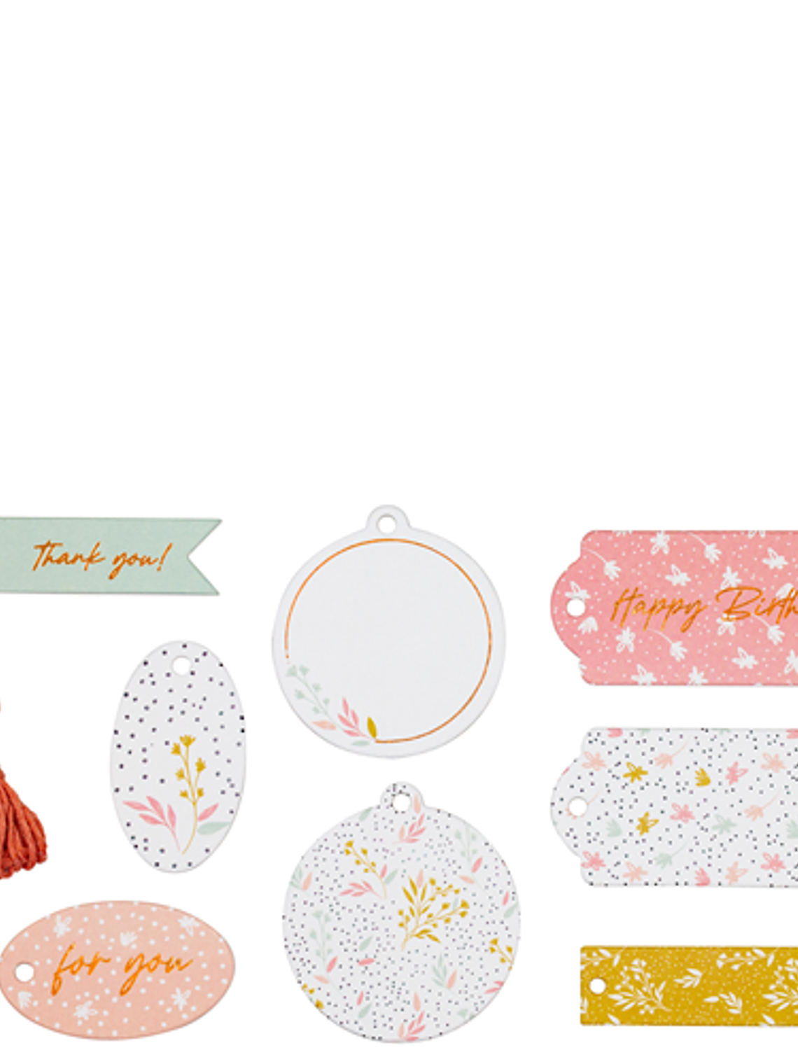 Etiquetas sortidas com Flores  1