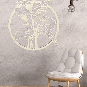 Painel Decorativo Com Flores