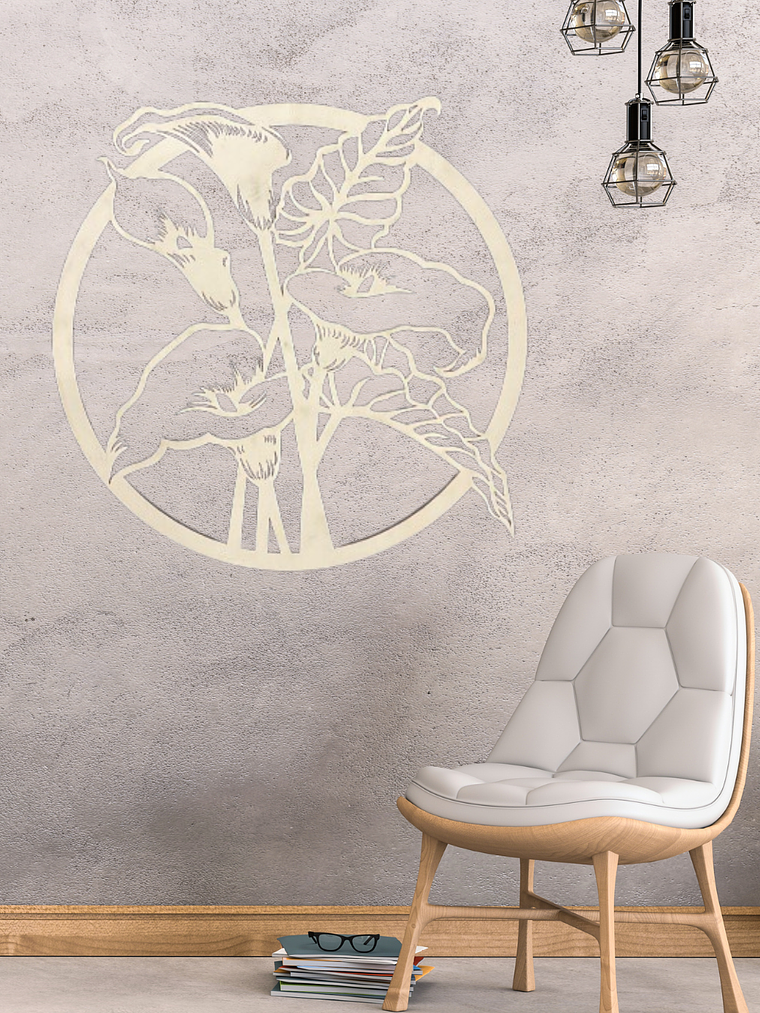 Painel Decorativo Com Flores 1