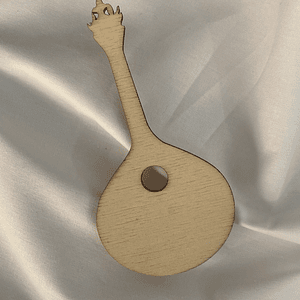 Guitarra Portuguesa 10 cm em choupo