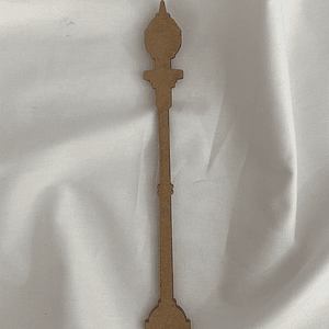 Candeeiro de rua em mdf com 1,50 de altura 