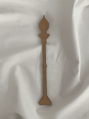 Candeeiro de rua em mdf com 1,50 de altura 