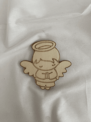 Anjo em choupo 7,5 cm 