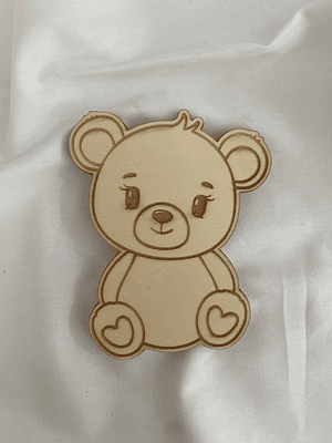 Urso em choupo 7 cm 