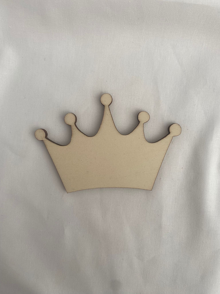 Coroa em choupo 9 cm x 5 cm  1