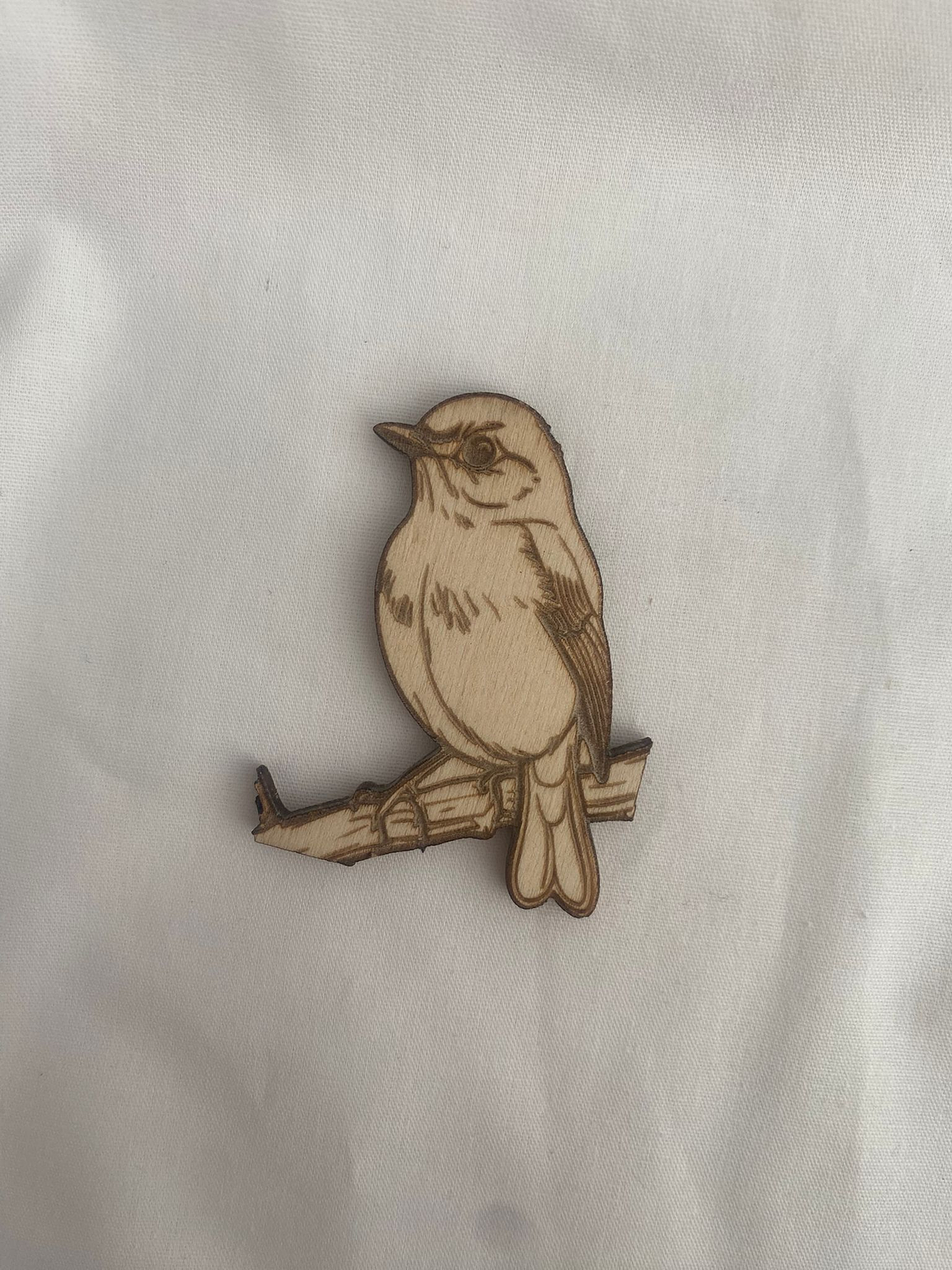 Passarinho em choupo 6 cm  1