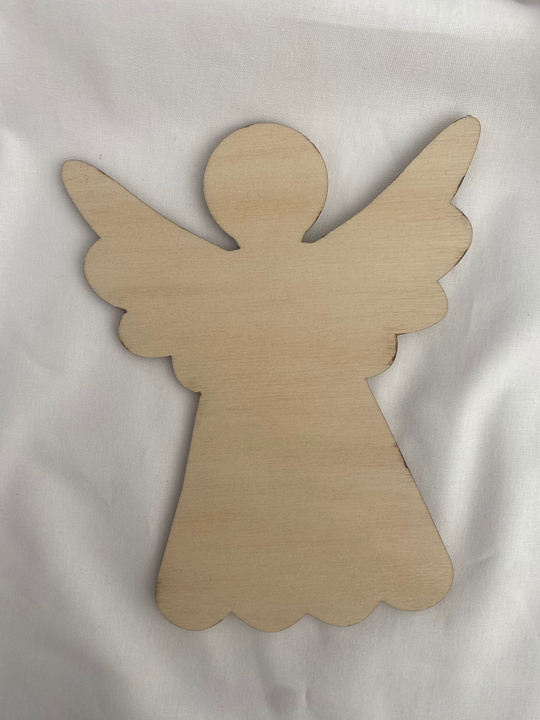 Anjo em choupo 14,50 cm  1