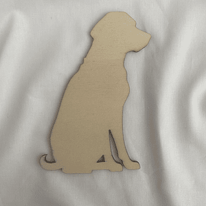 cão em choupo 12 cm 