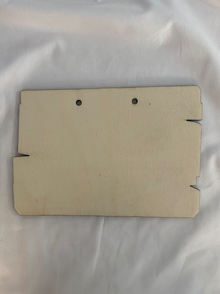 Plaquinha em choupo 21,50 cm x 15 cm  1