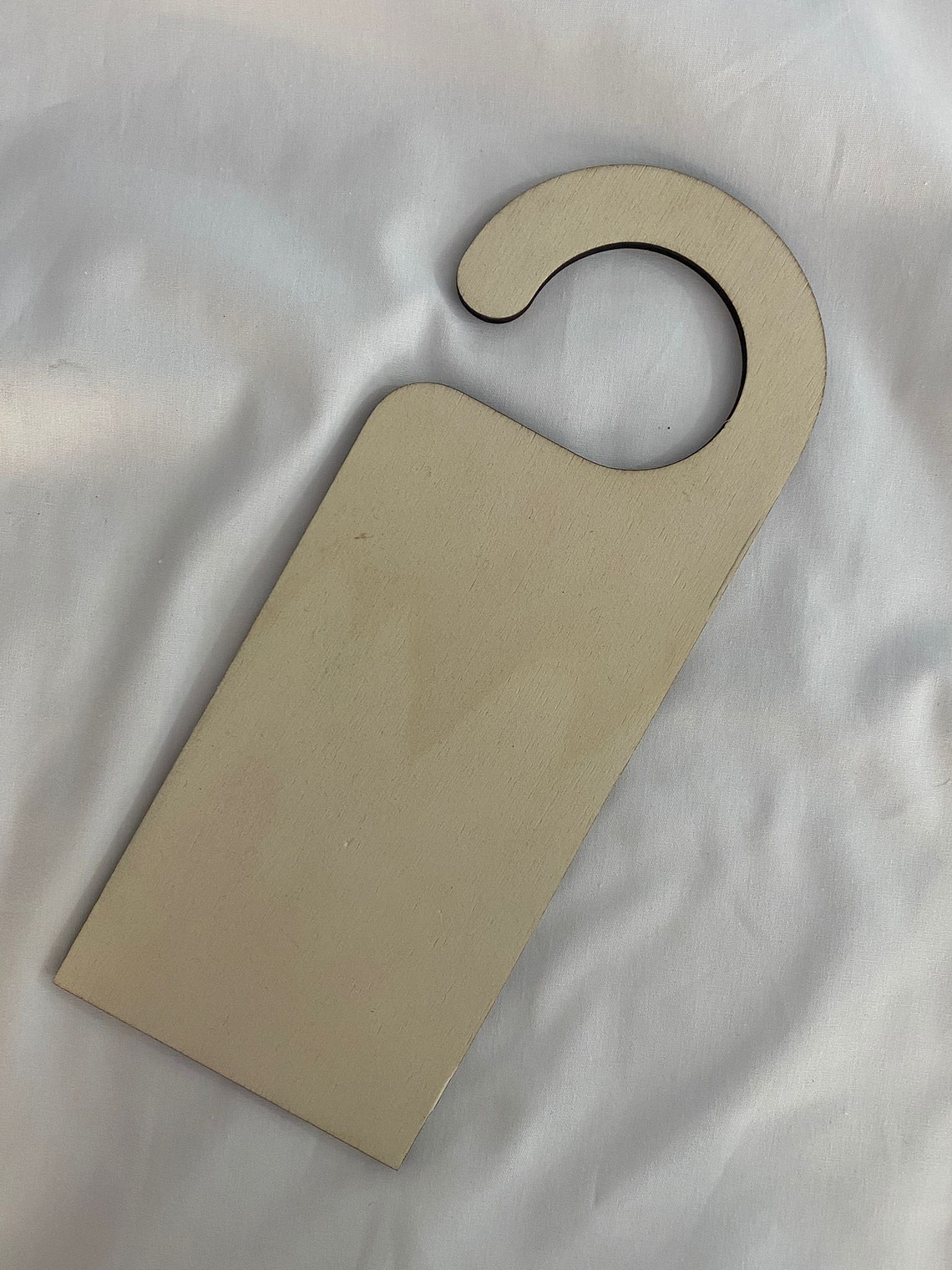 Plaquinhas de porta em choupo 10 cm x 25 cm  1