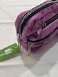 Estojo roxo com 3 fechos  - Miniatura 1