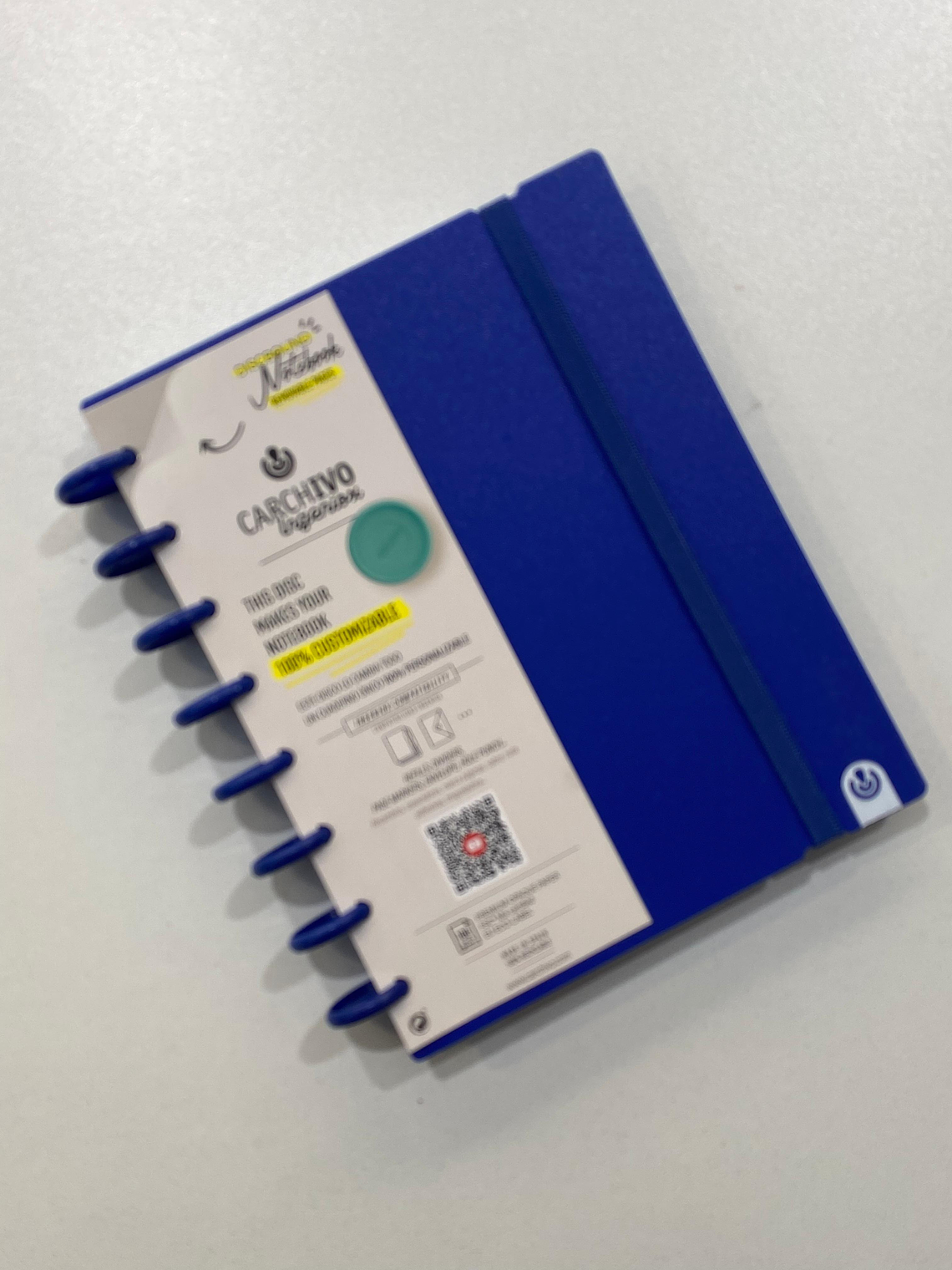 Caderno inteligente a5 azul escuro  1