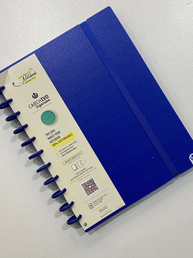 Caderno inteligente A4 Azul escuro  1