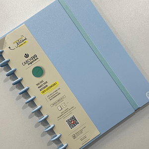 Caderno inteligente A4 azul claro 