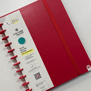 Caderno inteligente A4 Vermelho 