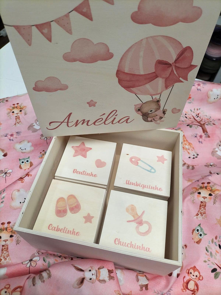 Caixa de lembrancinhas com ursinho  3