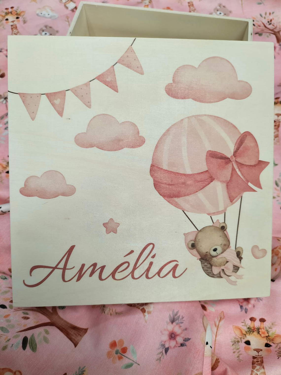 Caixa de lembrancinhas com ursinho  1